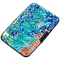 Kaabao Credit Card Holder Small RFID Blocking Wallet Business Metal Slim Mini Aluminum Hard Case for Women Men Gift (Lrises)