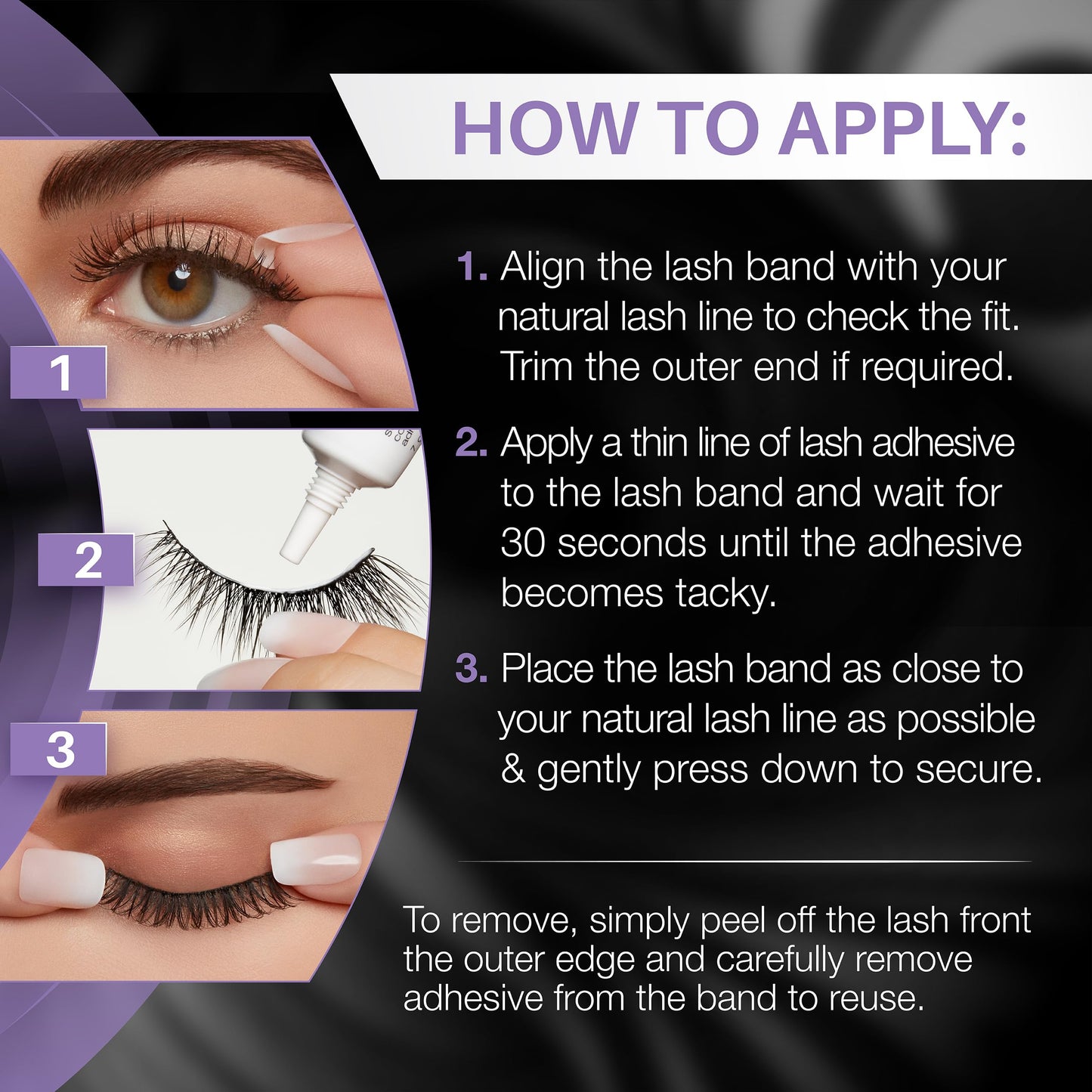 Ardell False Eyelashes Glamour Multipack 105 - Lightweight, Natural Looking Strip Lashes, Reusable Fake Lashes, 4 Pairs, 1 Pack