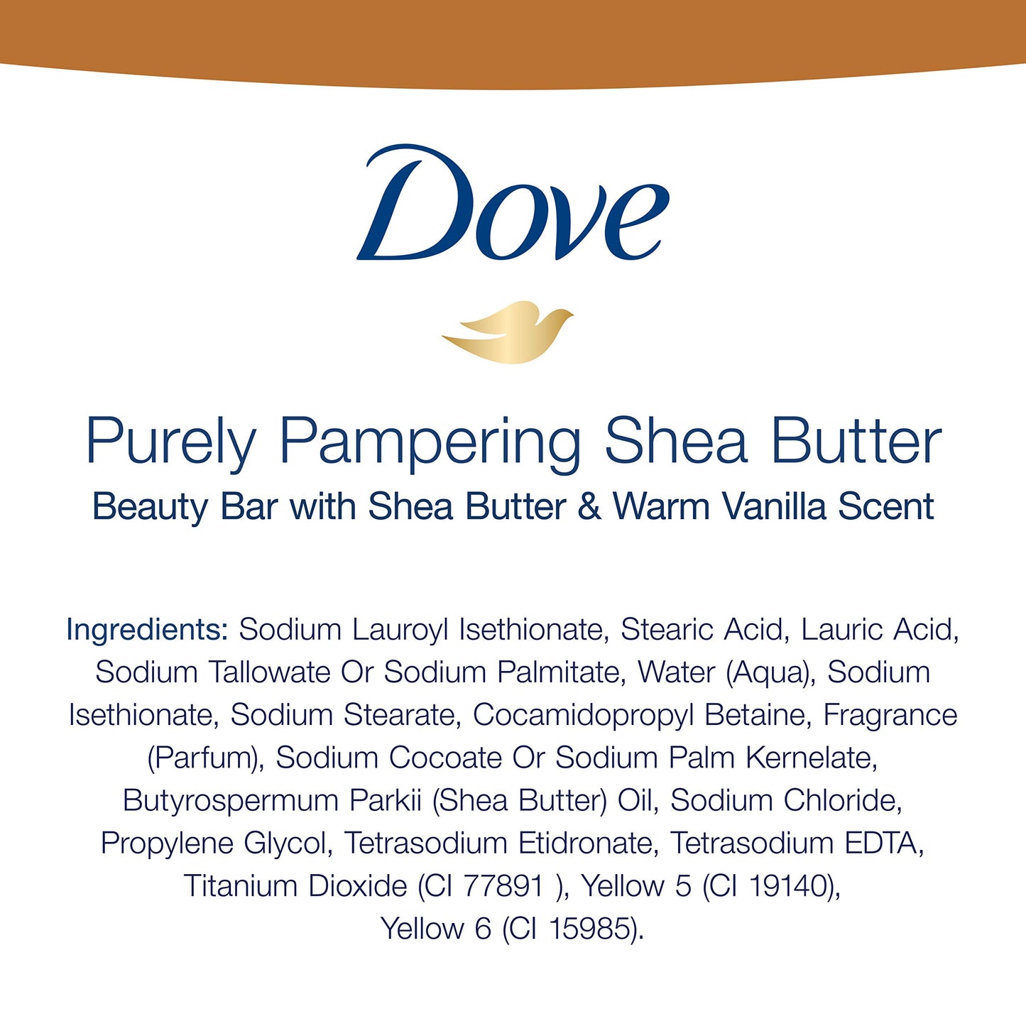 Dove Purely Pampering Beauty Bar Shea Butter 4 oz, 6 Bar