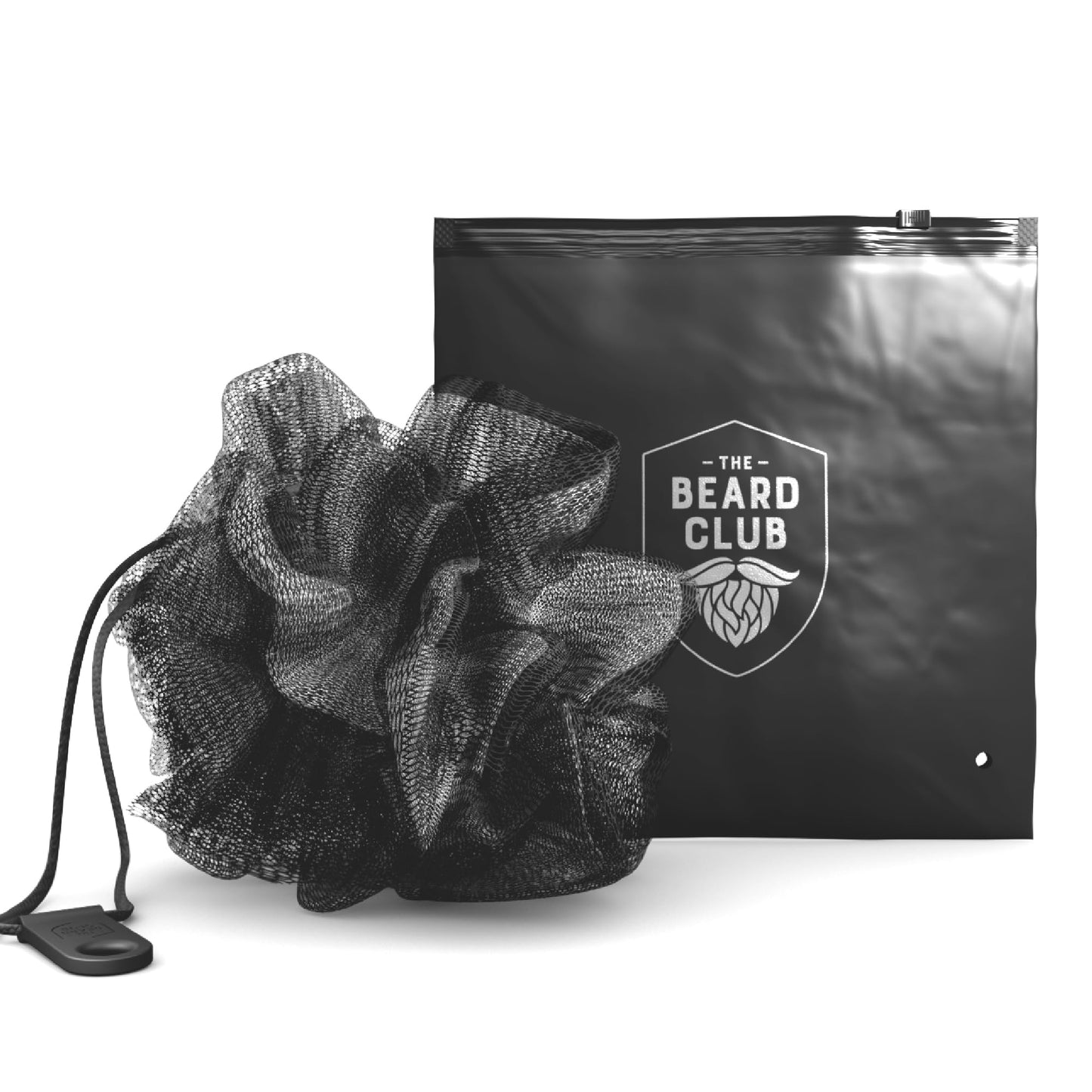 The Beard Club Premium Exfoliating Loofah Sponge - Soft Shower Body Scrubber for Men & Women, Large Bath Loofah for Luxurious Skin Care, Durable