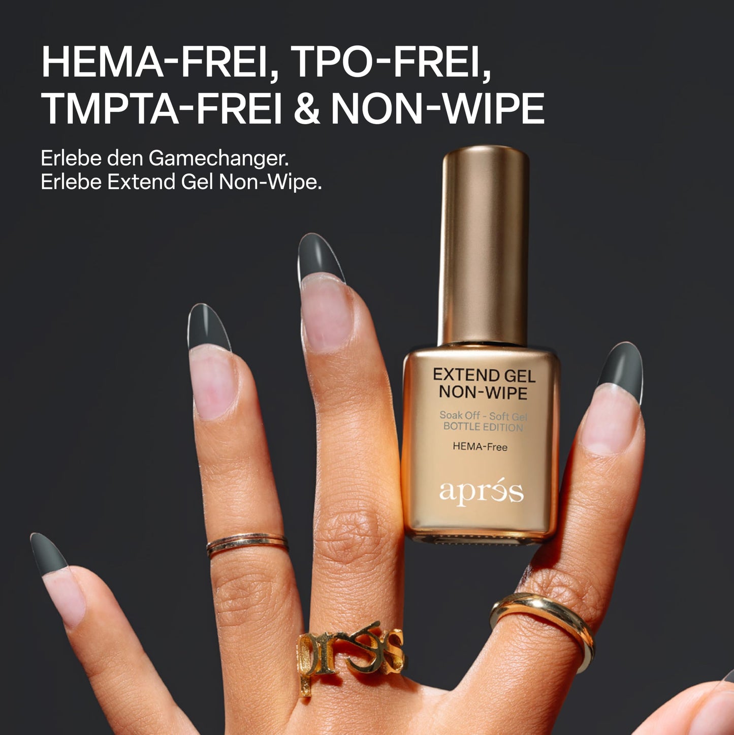 APRÉS Nail Non-Wipe Extend Gel, Soak Off HEMA-Free TPO-Free Gel-X Tips Adhesive 15ml / 0.5oz Beauty & Personal Care APRÉS