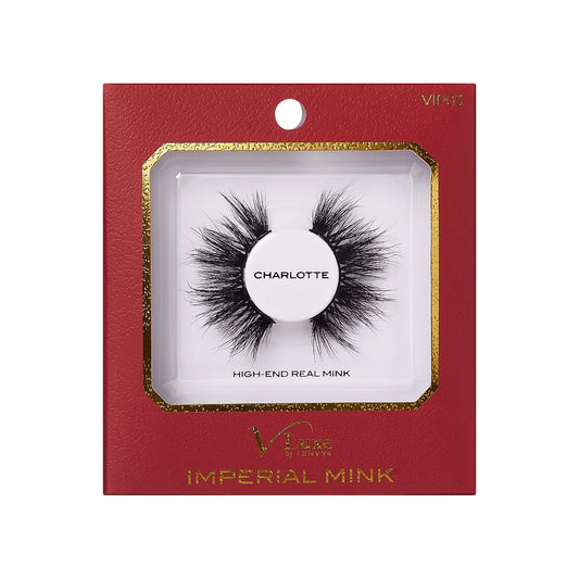 i•ENVY False Lashes, Imperial Mink High-End Eyelashes, Handcrafted Dramatic Natural Lashes, Wispy Fluffy Volume Extension Eyelashes (CHARLOTTE)