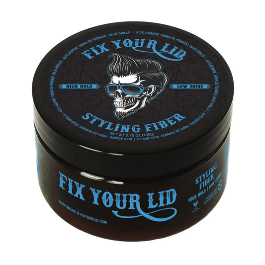 Fix Your Lid Hair Styling Fiber for Men & Boys – High Hold, Low Shine Styling Cream for Short Choppy Hair – Citrus Scent, 3.5 oz