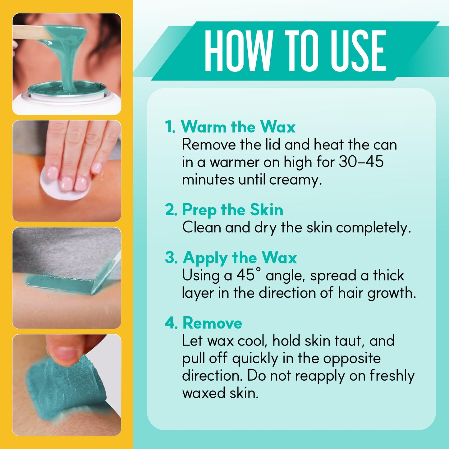 Gigi Neon Soft Wax, Pineapple - Hair Removal Wax for Sensitive Skin & Body, Salon & At-Home Waxing for Women, 14 Oz Beauty and Personal Care GIGI