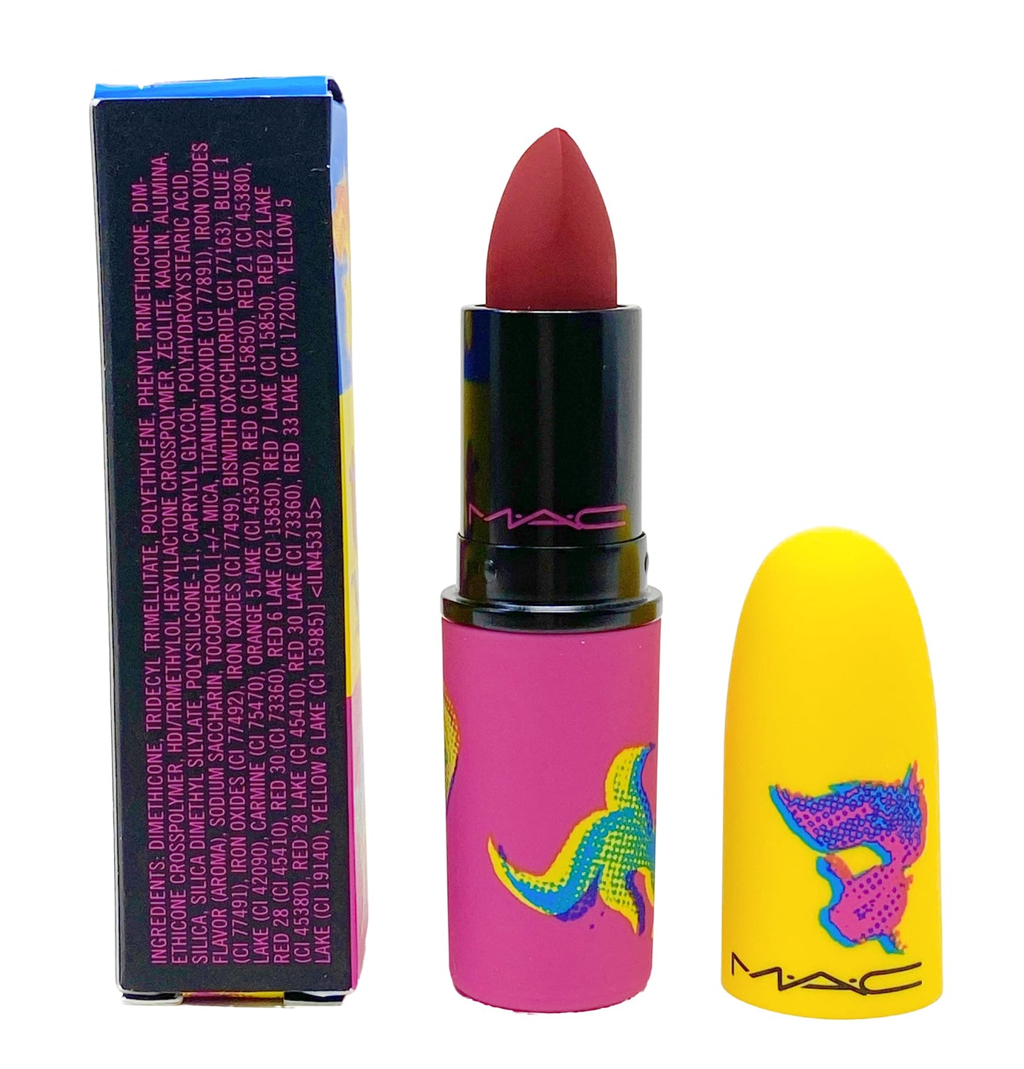 MAC Moon Masterpiece Powder Kiss Lipstick - Healthy, Wealthy and Thriving (.10 Oz / 3g)