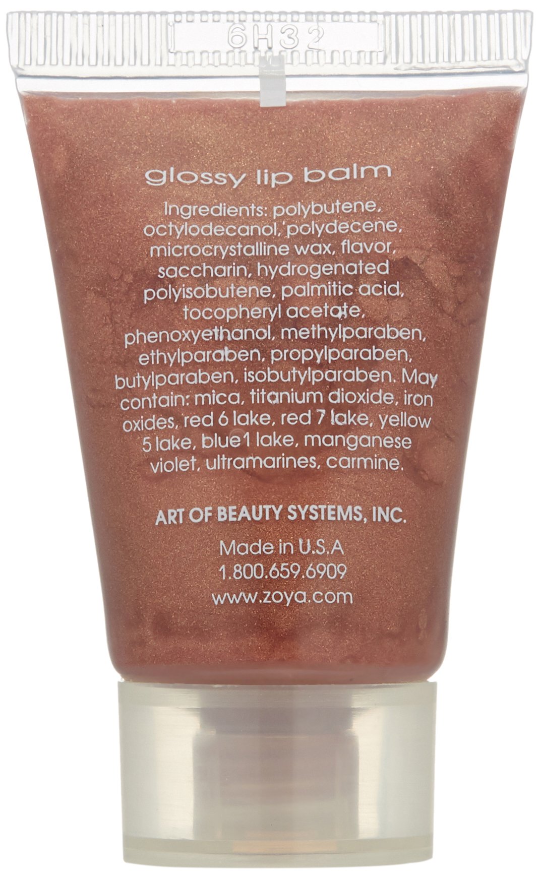 ZOYA Hot Lips Glossy Lip Gloss, Charmed