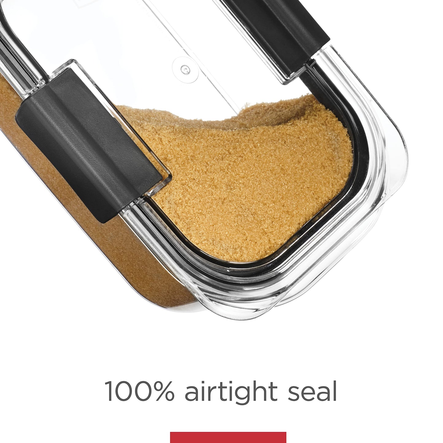 Rubbermaid Brilliance Pantry Food Storage Container Set, BPA-Free, Airtight & Leak-Proof, Clear, 8-Piece, Dishwasher Safe