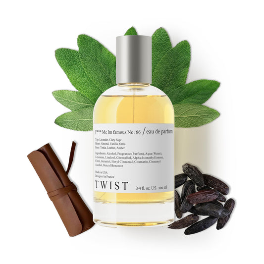 Twist F- Me I'm Famous No. 66 - Eau De Parfum Inspired by T. Ford F- Fabulous, Long-Lasting Perfume For Women & Men, Paraben Free, Vegan, Clean