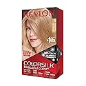 Revlon Permanent Hair Color, Permanent Hair Dye, Colorsilk with 100% Gray Coverage, Ammonia-Free, Keratin and Amino Acids, 70 Medium Ash Blonde, 4.4