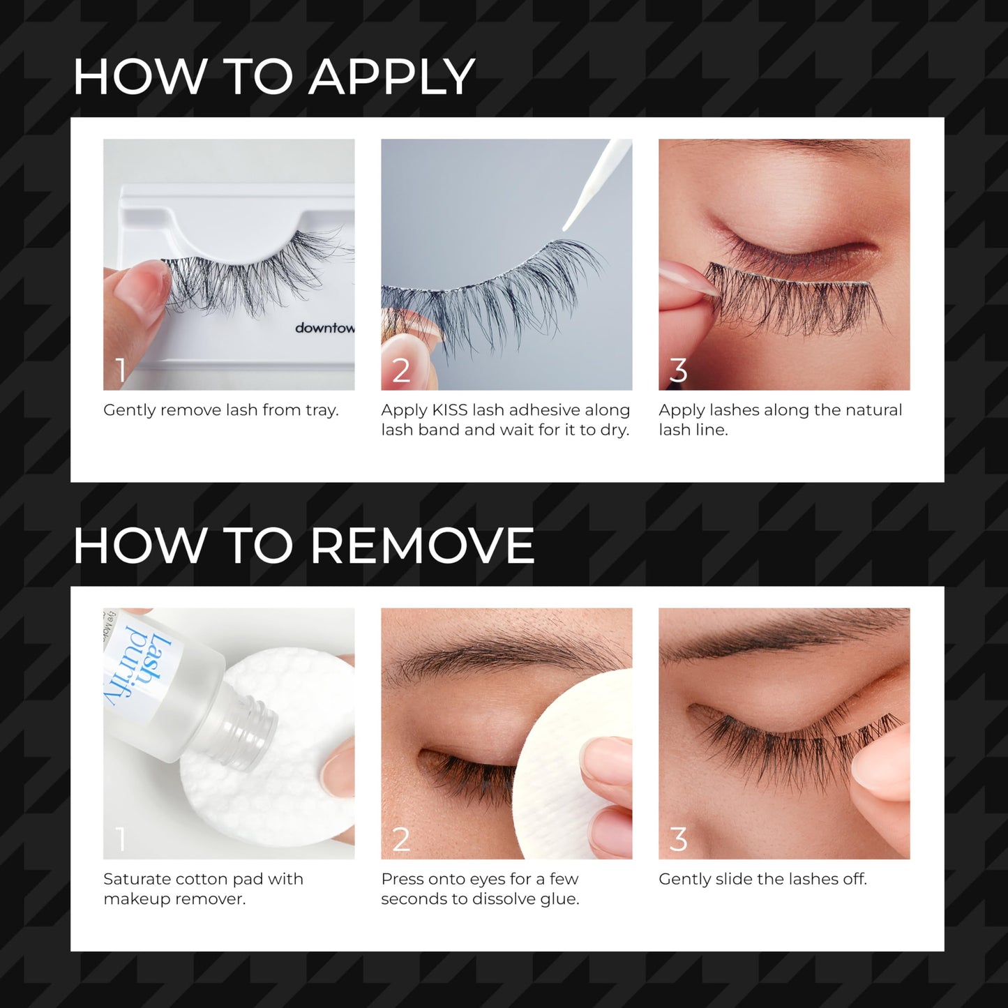 KISS Lash Couture Masterpiece Hand-Woven Faux Mink False Eyelashes, Style ‘Avant-Garde’, 12mm, Easy to Apply, Reusable, Vegan, Cruelty Free, 1 Pair