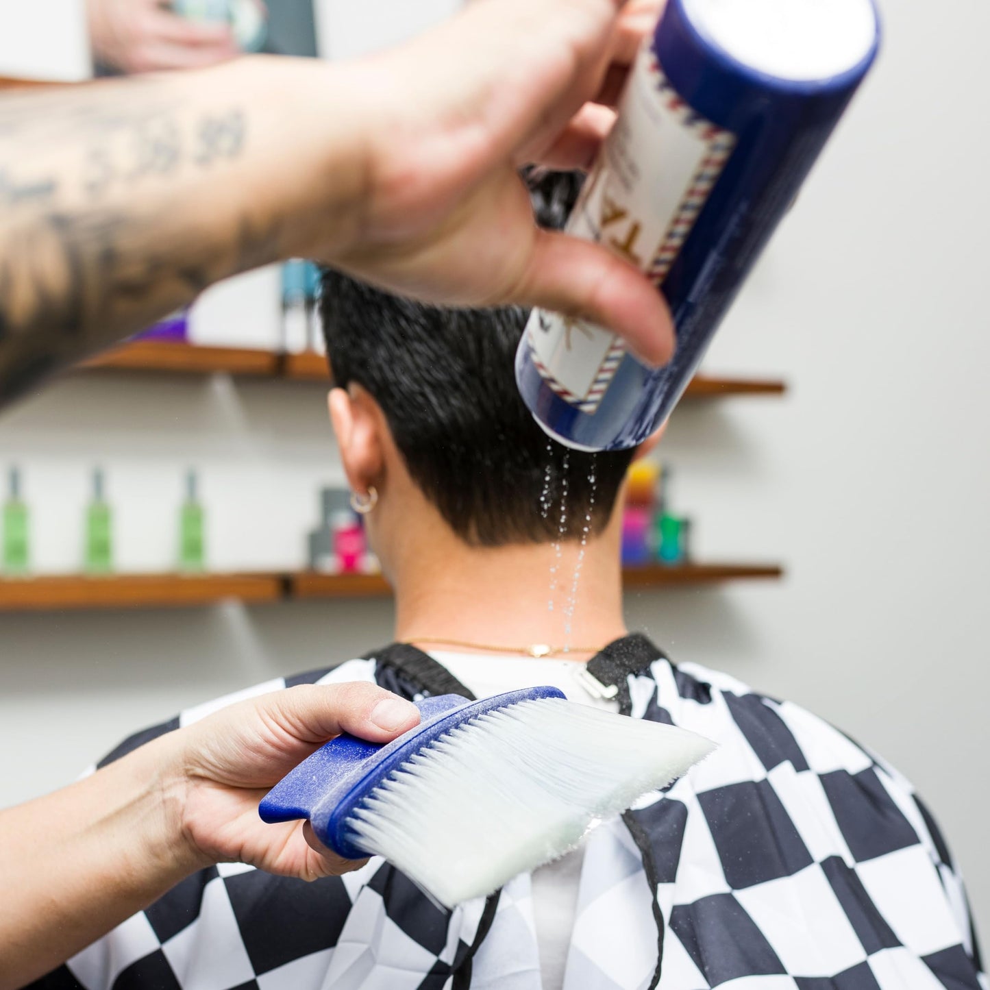 JOHNNY B. Professional Barber Talc Talcum Powder 7 oz.