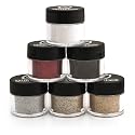 GLITTIES - Neutral Cosmetic Grade Glitter Powder Kit (6 Pk) - A Mix of Ultra Fine Glitter Powder Safe for Skin! Great for Makeup, Tattoos, Face, Lips