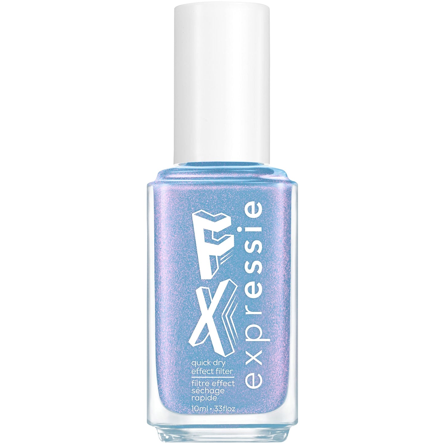 essie Expressie FX Filter Quick-Dry Vegan Nail Polish, Frosty Blue Top Coat, Immaterial Frost, 0.33 fl oz Beauty & Personal Care essie
