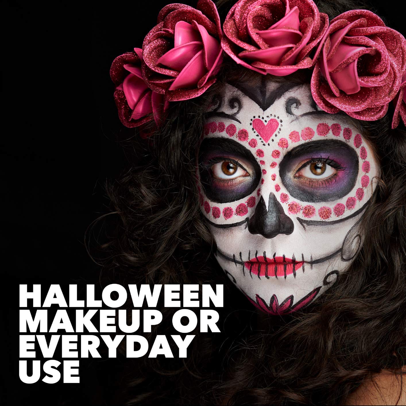 MANIC PANIC Goth White Cream to Powder Foundation - White Foundation for Goth Makeup, Cosplay & Halloween - Full Coverage & Matte Finish