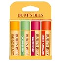 Burt's Bees Lip Balm - Original Beeswax, Cucumber Mint, Watermelon & Sweet Mandarin, With Responsibly Sourced Beeswax, Tint-Free, Natural Origin