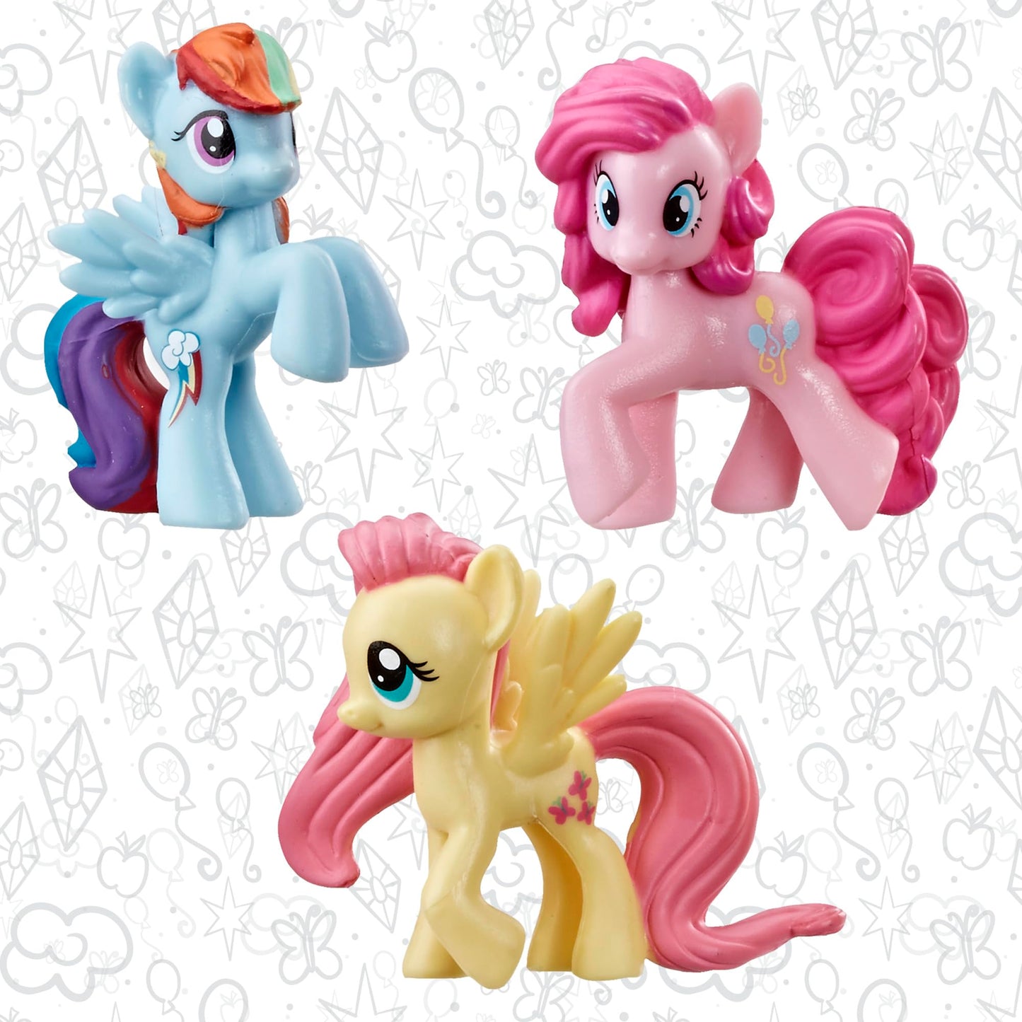 My Little Pony Toy Rainbow Equestria Favorites 10 Figure Collection, for Kids Ages 3 Years Old and Up (Amazon Exclusive)