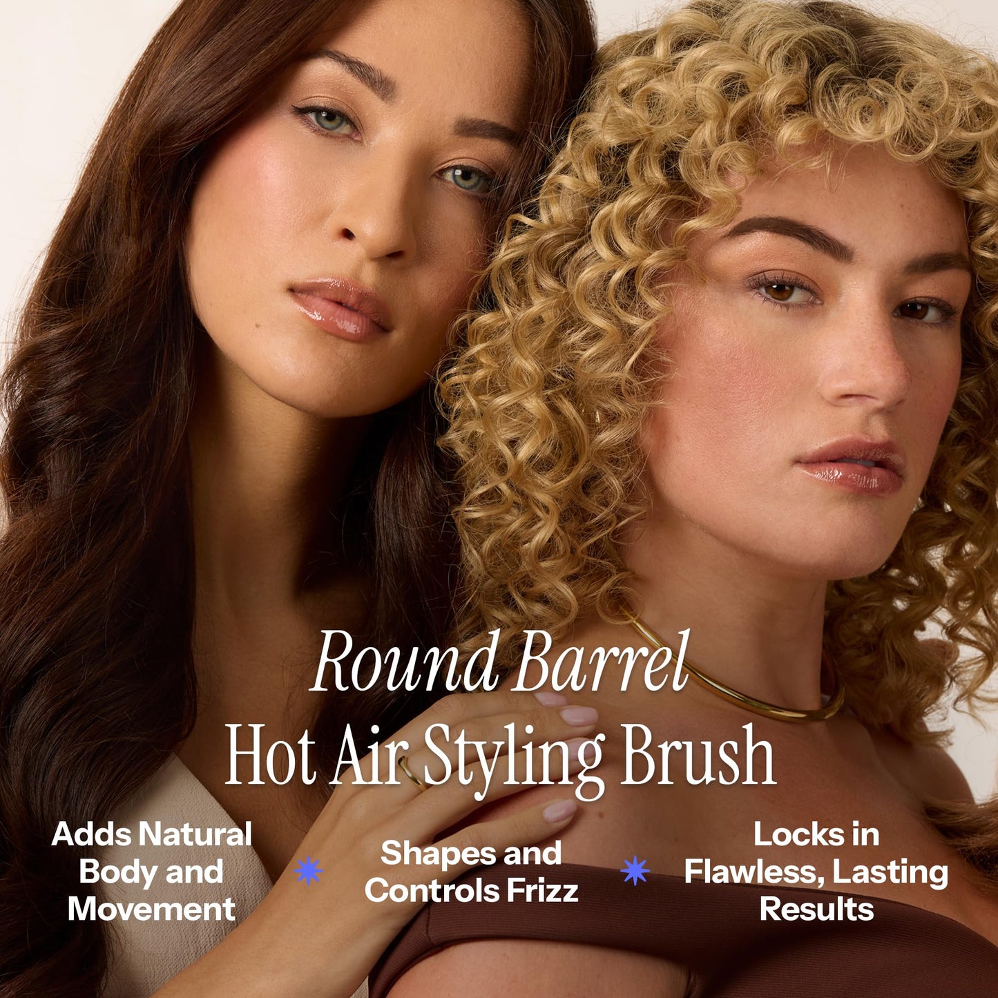HOT TOOLS Pro Artist Hot Air Styling Brush | Style, Curl and Touch Ups (1-1/2”)
