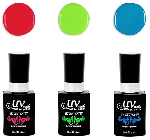 UV-Nails Ceres Set of 3 UV or LED gel polish Beauty & Personal Care UV-NAILS