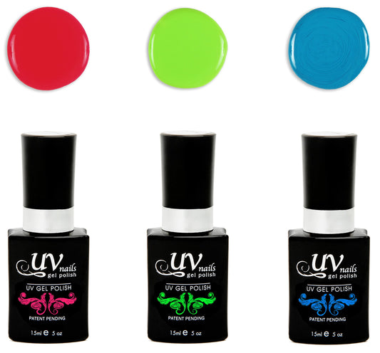 UV-Nails Ceres Set of 3 UV or LED gel polish Beauty & Personal Care UV-NAILS