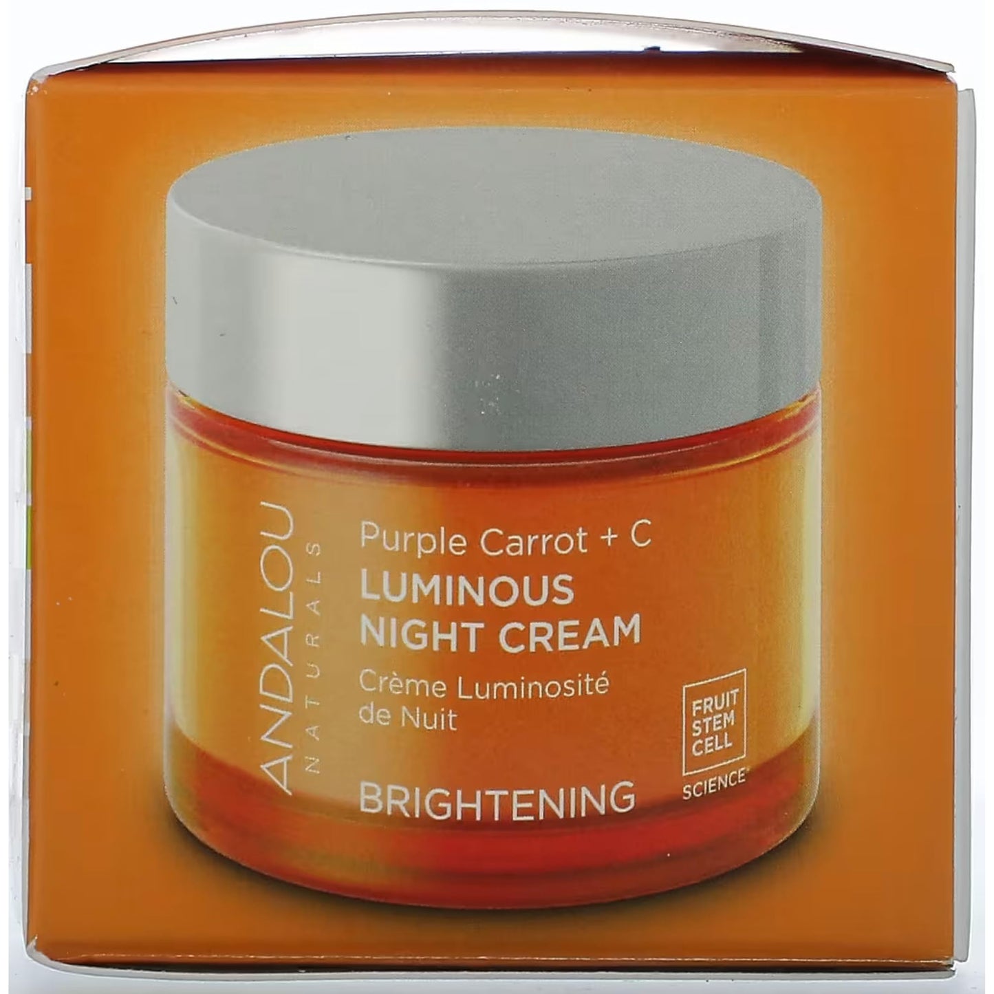 Andalou Naturals Night Cream Prpl Crrt+C 1.7 Oz