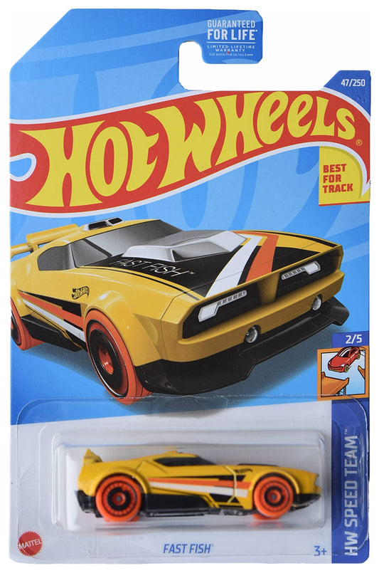Hot Wheels Fast Fish, Speed Team 2/5 [Yellow]