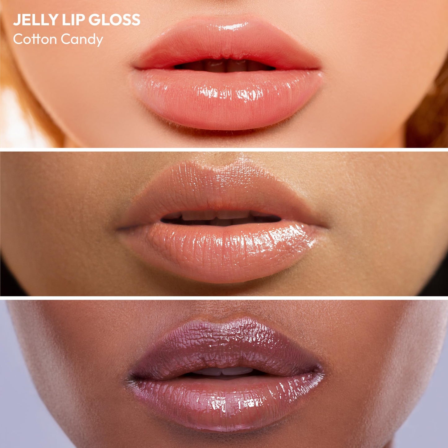 Ruby Kisses Jellylicious Lip Gloss, High-Shine Non-Sticky Hydrating Plump