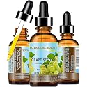 Botanical Beauty GRAPE SEED OIL 100% Pure Natural Undiluted Refined Cold Pressed Carrier Oil for Face, Skin, Body, Hair, Massage, Lip, Nails. 4 Fl