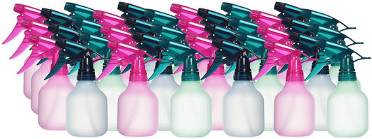 My Battery Supplier Empty Spray Bottle 8 oz. Frosted Assorted Colors (Pack of 24)