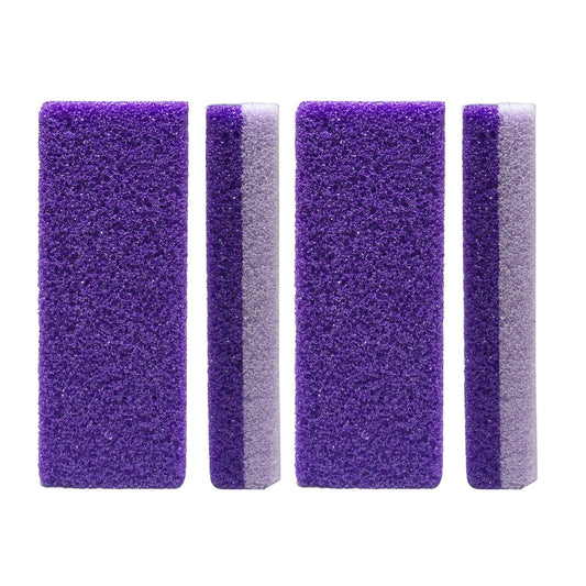 4 Pcs Foot Exfoliator Pedicure Tool Foot Callus Remover Scrubber (Purple) Beauty & Personal Care Kukiwhy