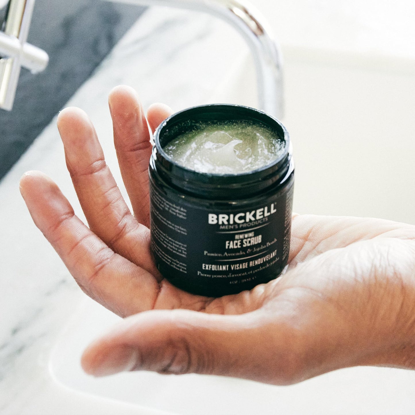 Brickell Men's Daily Elite Face Care Routine I, Toner, Gel Facial Wash, Face Scrub, Anti-Aging Night Cream, Eye Cream, Charcoal Mask and Moisturizer