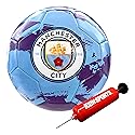 Icon Sports Official Manchester City FC Soccer Ball - MC93BL Light Blue Size 5