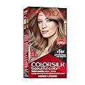 Revlon Colorsilk Beautiful Color Permanent Hair Color, Long-Lasting High-Definition Color, Shine & Silky Softness with 100% Gray Coverage, Ammonia