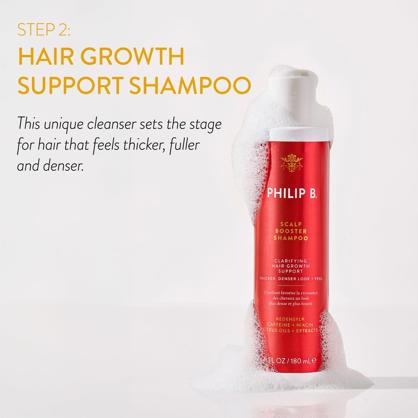 Philip B. Scalp Booster System - Includes Pre-Wash Scalp Treatment, Shampoo, Leave-In Conditioner and Scalp Massager
