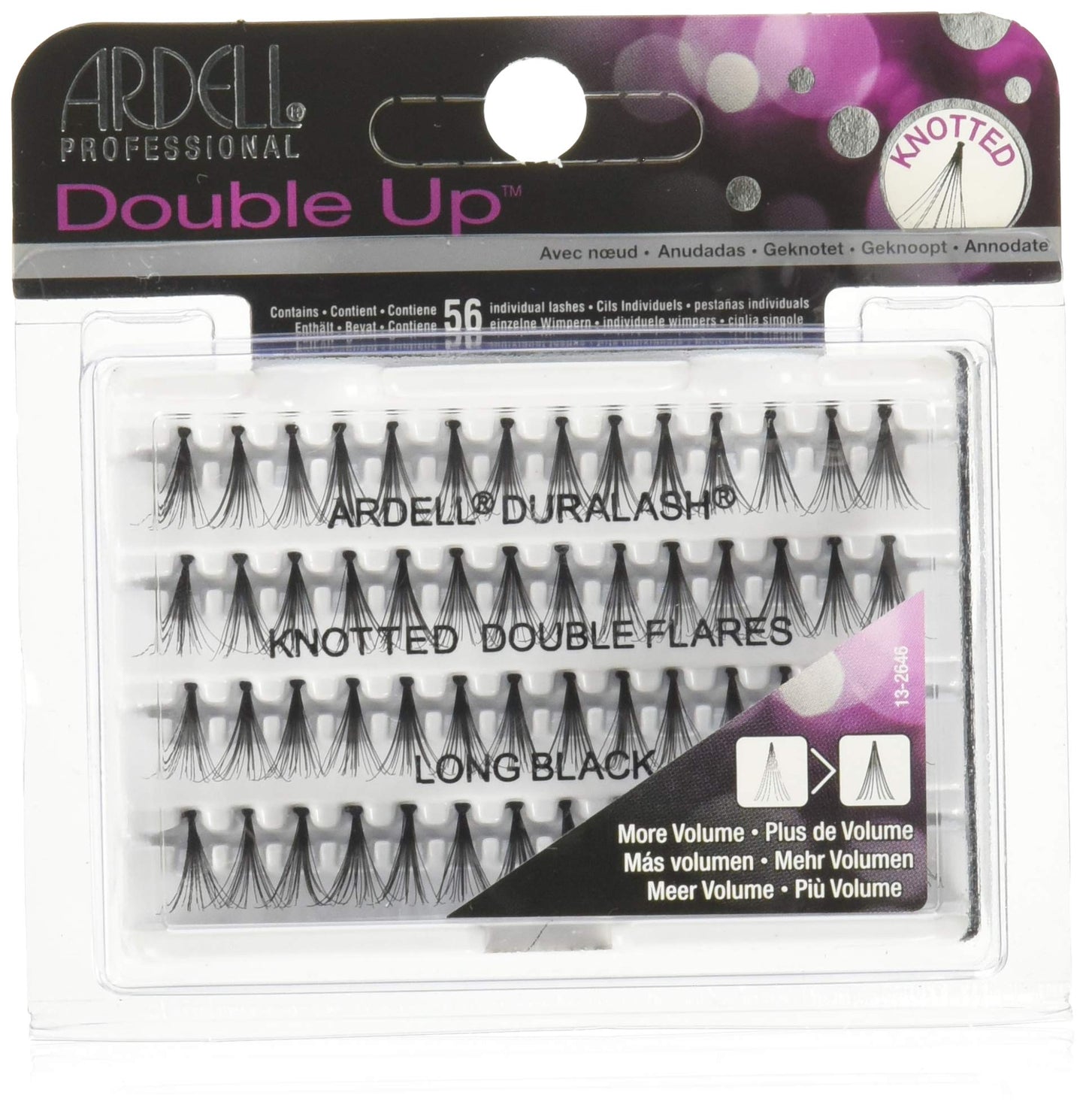 Double Up Individuals Knotted Long Black