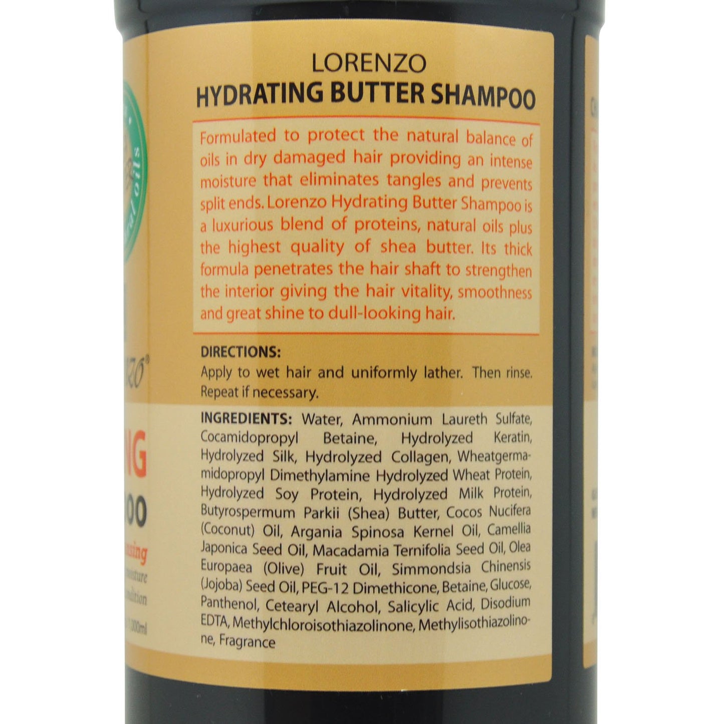 Lorenzo Hydrating Butter Shampoo & Conditioner Set