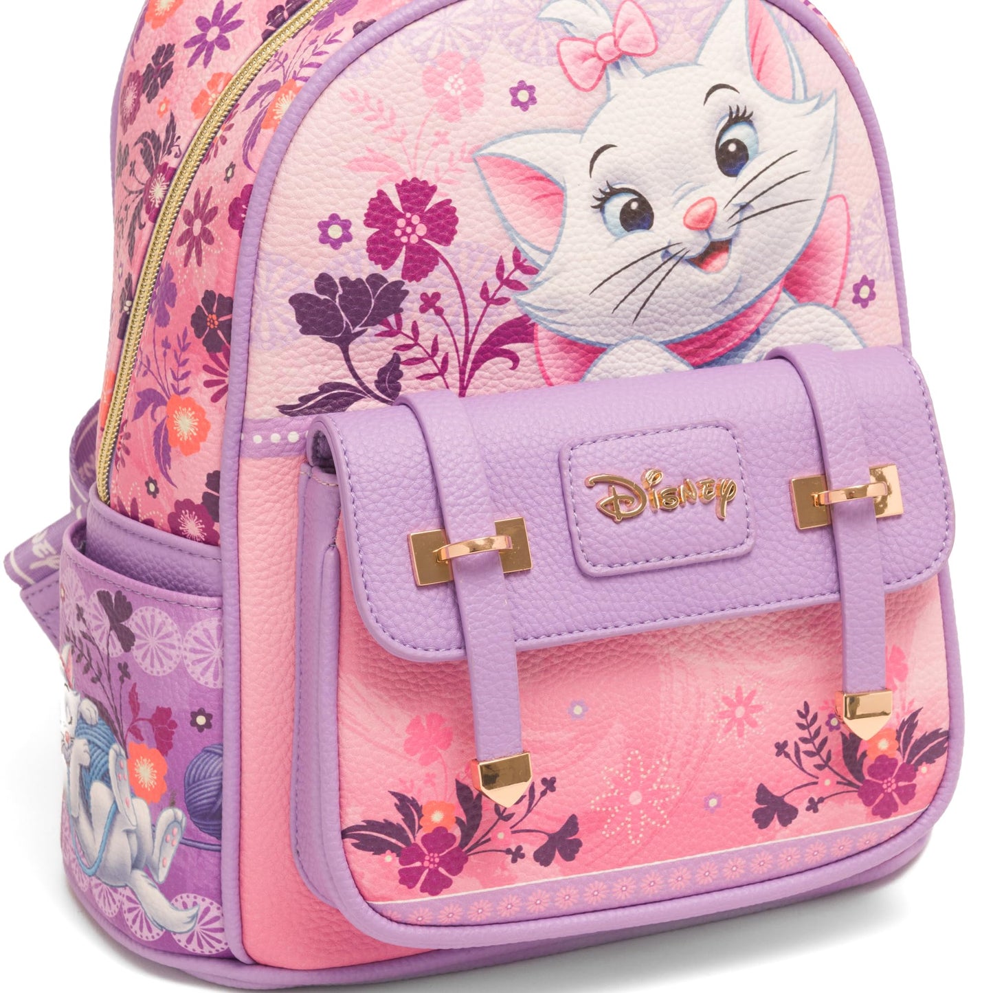 Wondapop Disney Aristocats Marie 11" Vegan Leather Fashion Mini Backpack