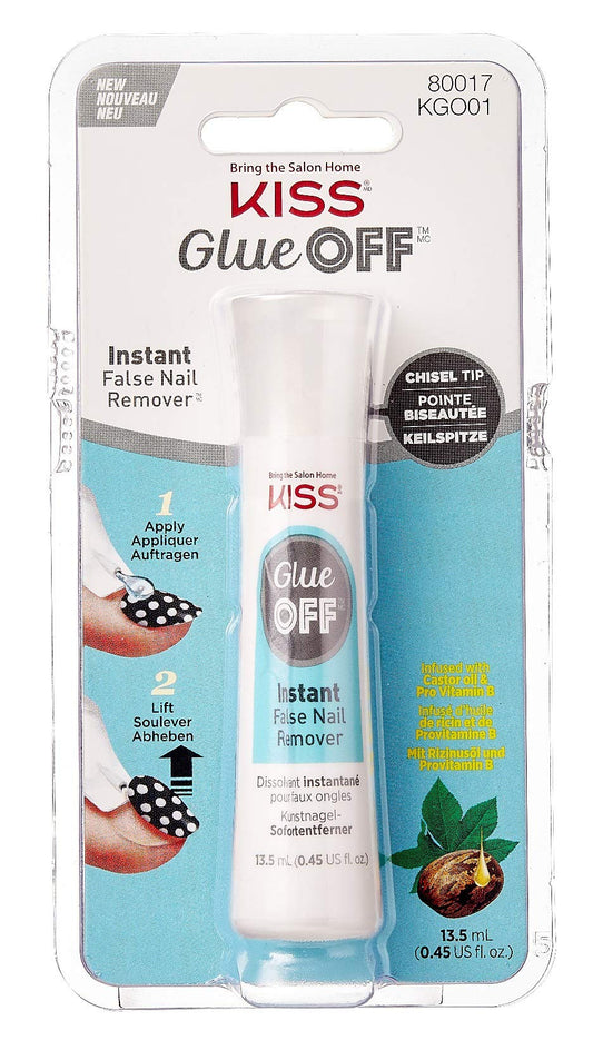 Kiss Glue Off Instant False Nail Remover 0.45 Ounce (Pack of 2) Beauty & Personal Care KISS
