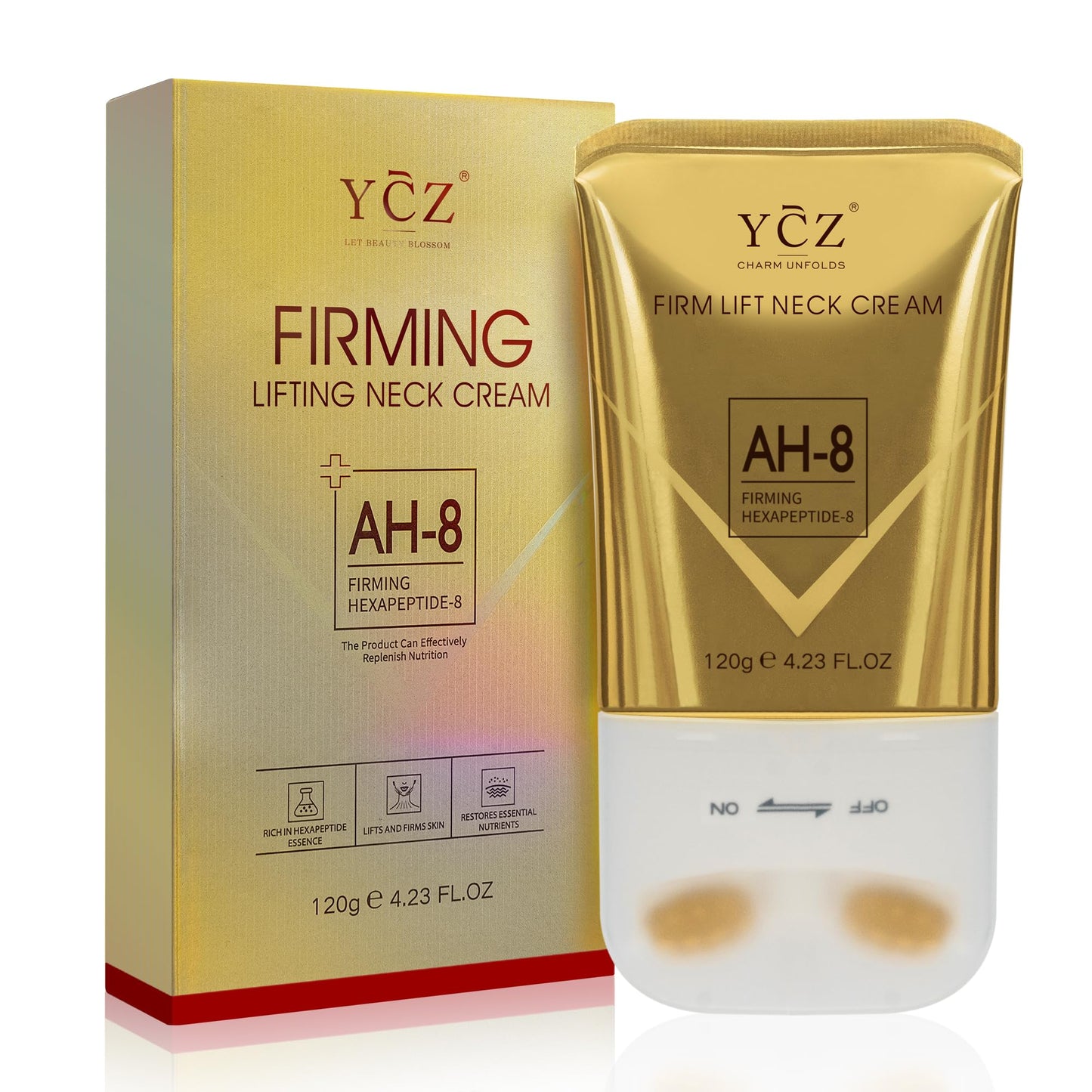Ycz AH-8 Neck Cream for Tightening and Firming, Reduce Wrinkles, 4.23 Fl Oz Beauty and Personal Care Ycz