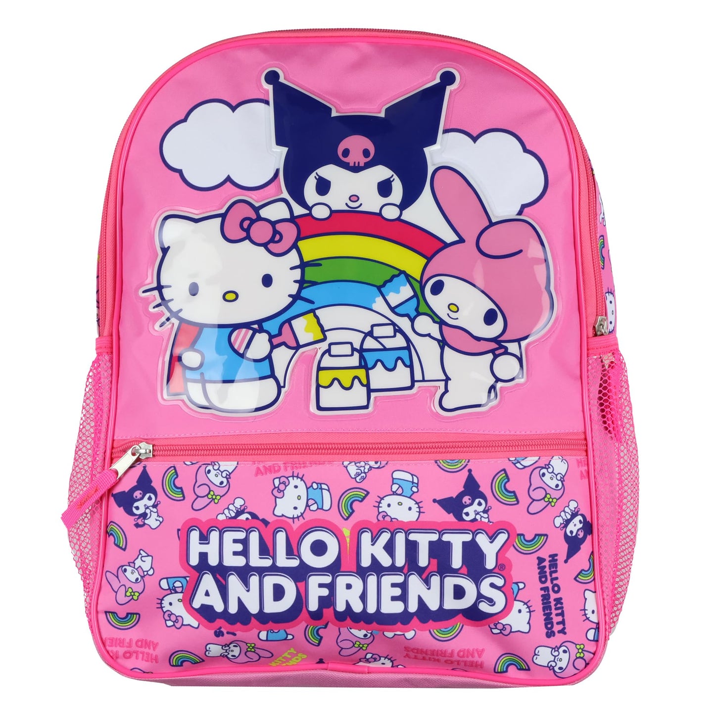 AI ACCESSORY INNOVATIONS Sanrio Backpack Hello Kitty and Friends Kuromi My Melody 16" School Bookbag