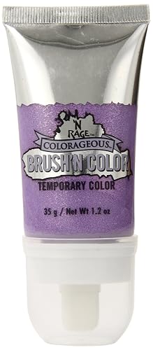 N'Rage Colorageous Brush'n Color, Lavender Glitter, 1.2 Ounce