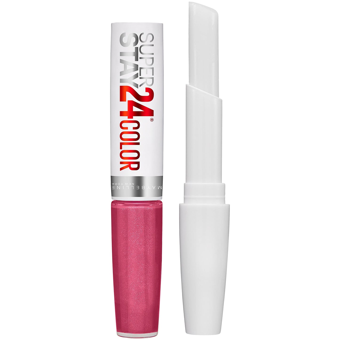 Maybelline SuperStay 24 2-Step Liquid Lipstick Makeup, Wear On Wildberry, 1 kit