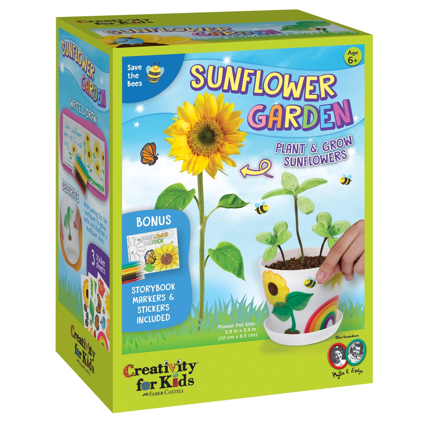 Creativity for Kids Sunflower Garden - Sunflower Kit for Girls and Boys (Ages 6+)