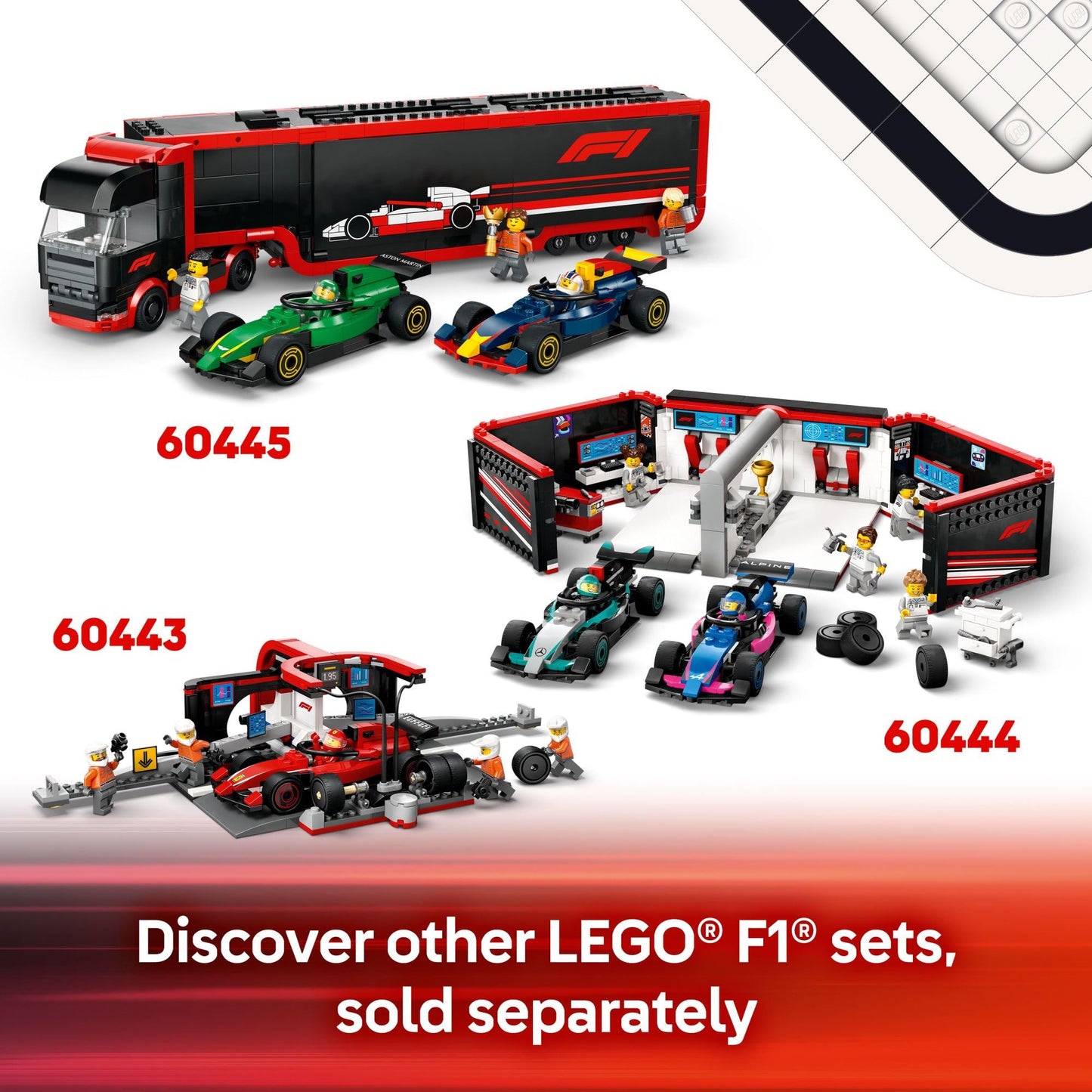 LEGO City McLaren F1 Race Car 60442, Building Toy with Driver Minifigure, Collectible Model Car Gift for Kids, Boys & Girls Ages 6+