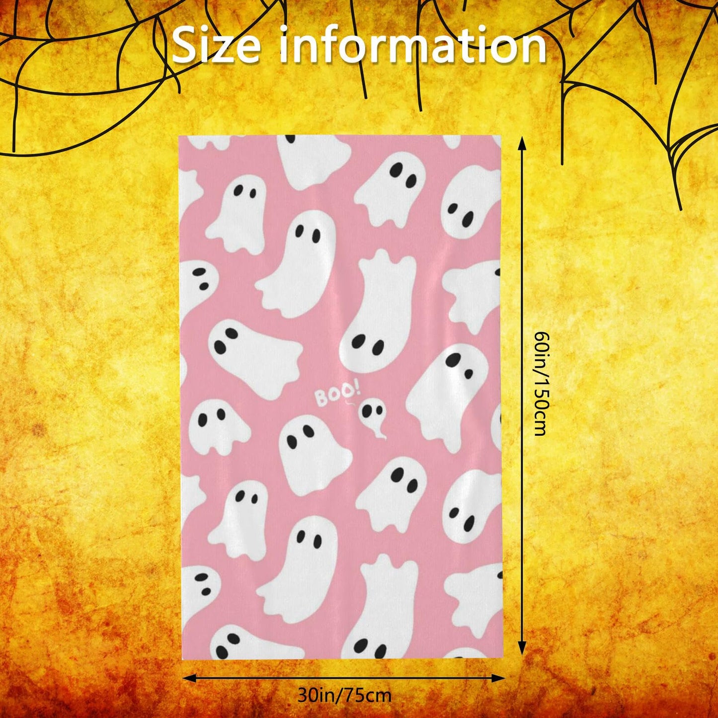 Pink Cute Ghost Beach Towel Microfiber Beach Towels Blanket For Kids Adults Big Extra Large XL Bathroom Pool Towels Oversized Quick Dry Sandproof…
