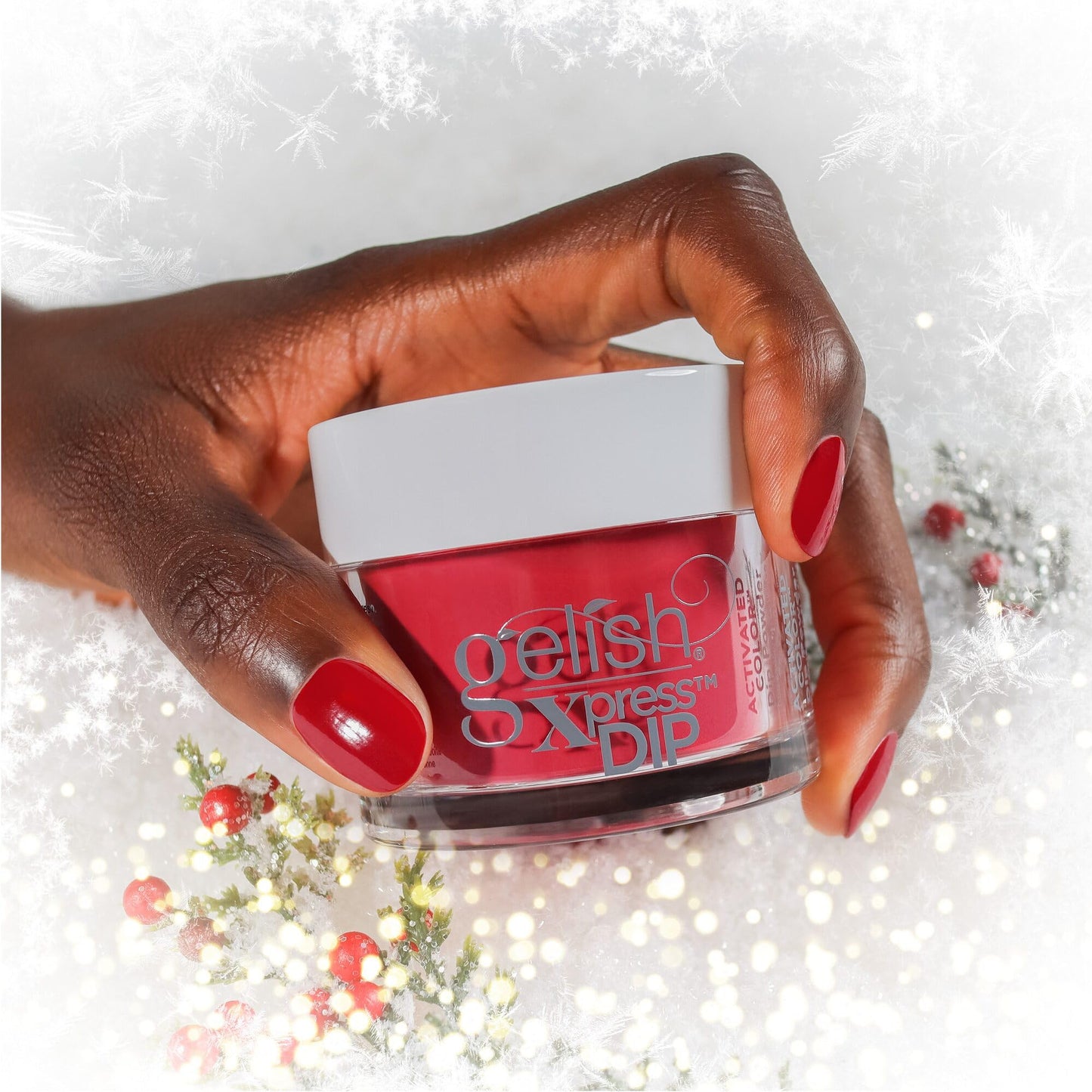 Gelish Xpress Dip Powder Nail Manicure - Stilettos in The Snow, 1.5 oz Beauty & Personal Care Gelish