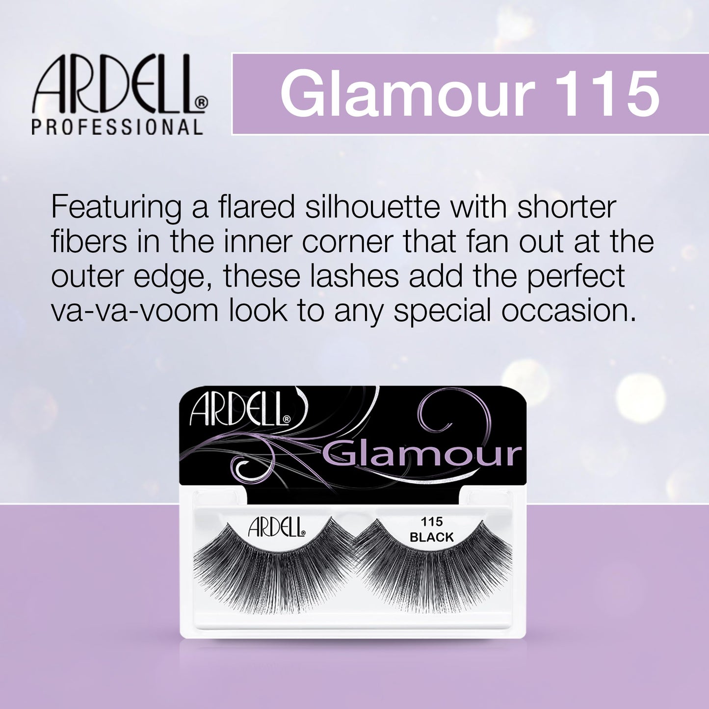 Ardell Fashion Lashes Pair - 115, (Pack of 4)