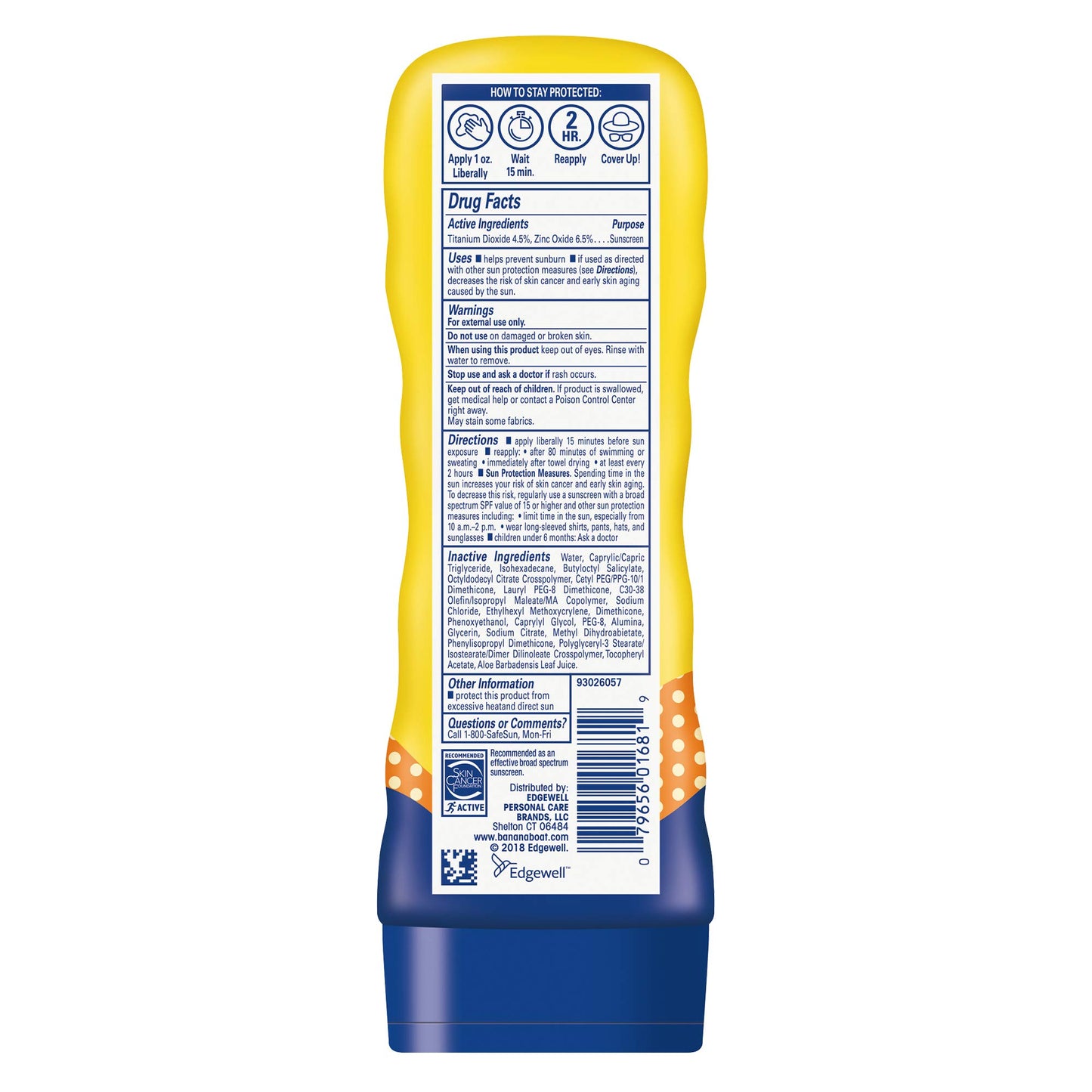 Banana Boat Sport Kids Sunscreen Lotion SPF 50, Twin Pack | Tear Free Sunscreen for Kids SPF 50, Childrens Sunblock Lotion, Oxybenzone-Free, 6oz each