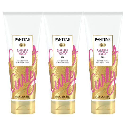 Pantene, Hair Gel, Flexible Wave, Pro-V, 6.8 fl oz, Triple Pack