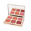 Skone Flushed & Flirtatious Make up Blush Palette - Blush Makeup as Eyeshadow, Blush, Highlighter in One Palette - Matte & Shimmer Glow of Pink