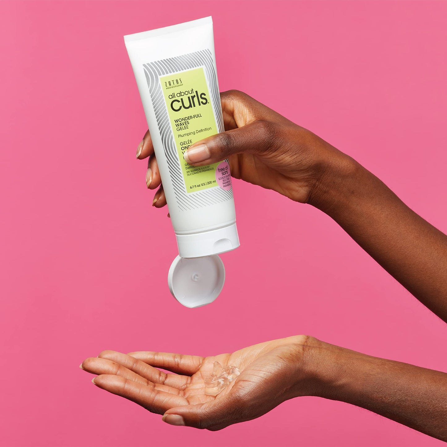 ALL ABOUT CURLS Wonder-Full Waves Gelee | Plumping Definition | Define, Moisturize, De-Frizz | All Curly Hair Types | | Vegan & Cruelty Free | Sulfate